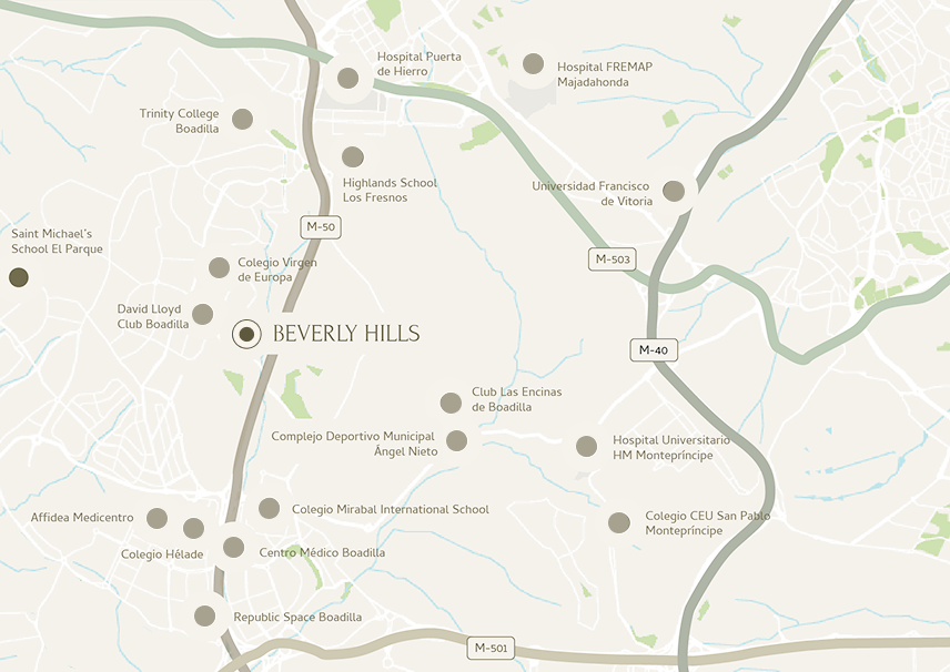 Mapa de ubicación Beverly Hills - Click para abrir en Google Maps